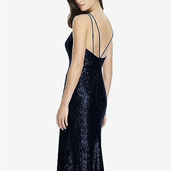 Dessy Bridesmaid Dress 2993 in Midnight Navy, size 10